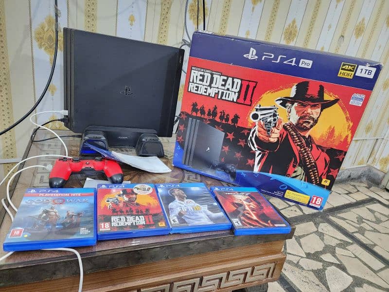 ps4 pro  console for sale 1 tb 0