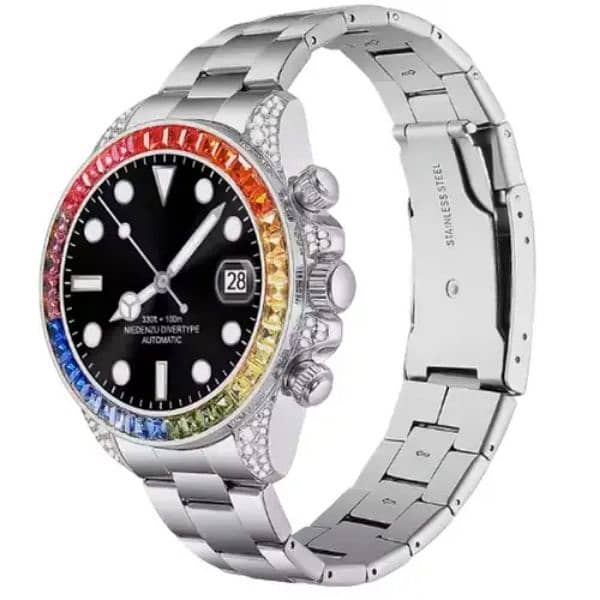 Silver Rainbow Smart Watch Read Full Ad 0