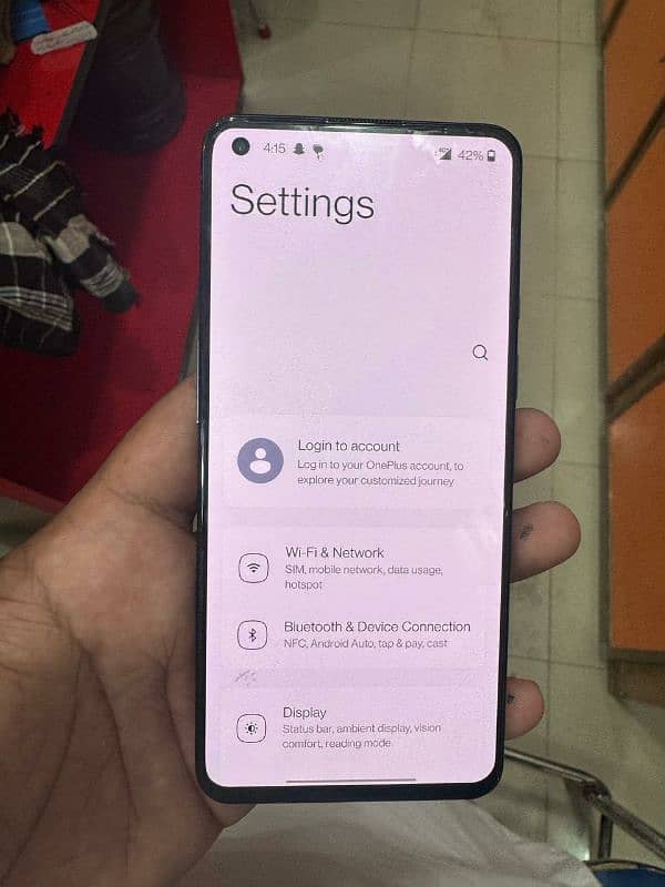 oneplus9 5G 8/128 BACK CHANGE BAKI ALL OKK NO SHADE NO DOT 0