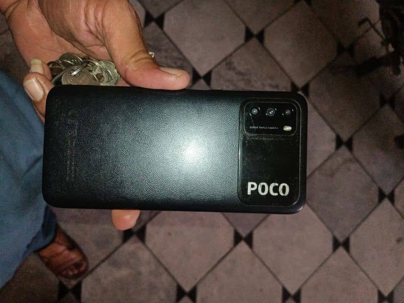 Poco m3 4+2 128 saf set box and mobile 0