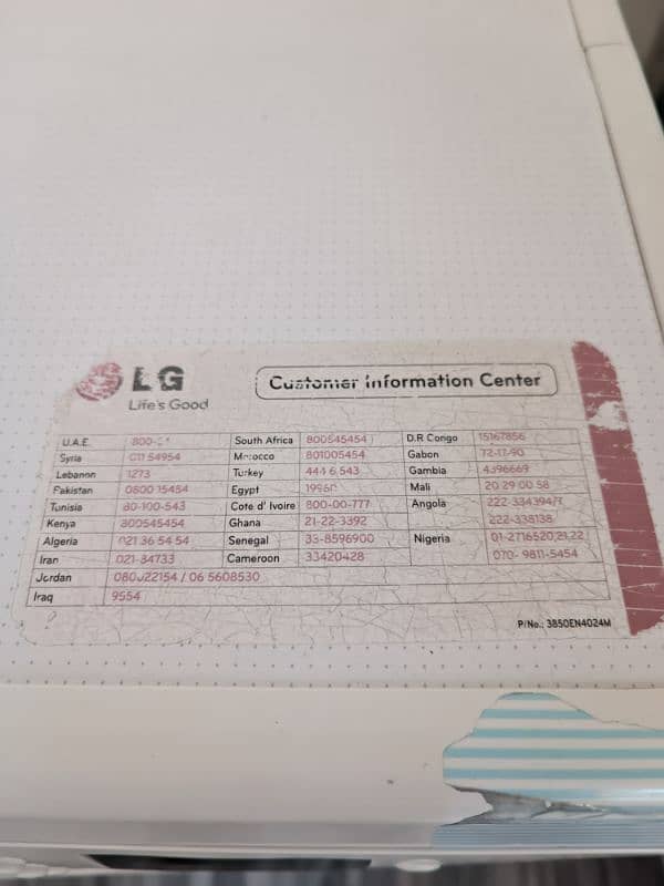 Automatic LG Washing Machine for sale 7