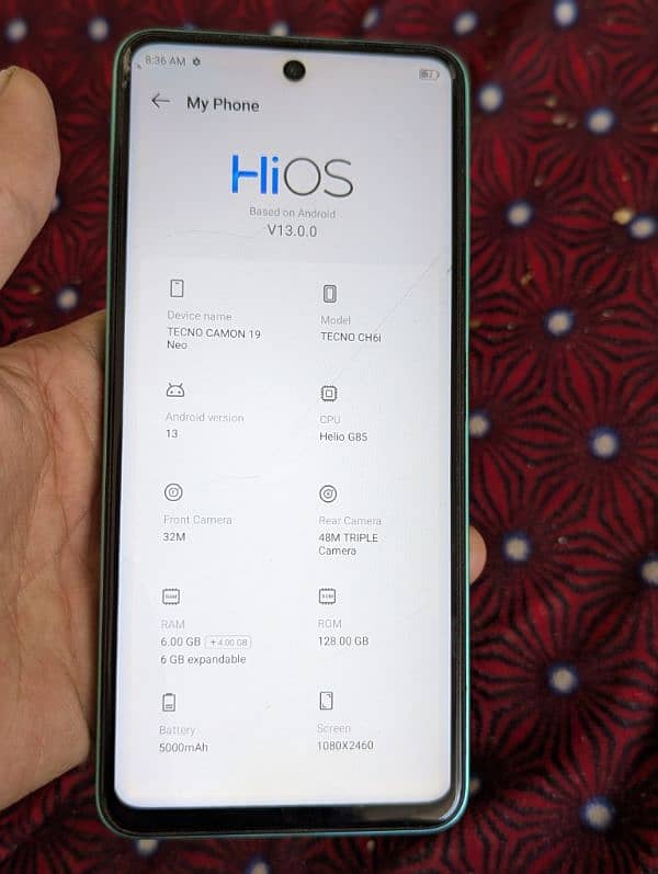 Tecno Camon 19 neo 1/128 5