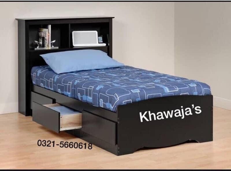 Single Bed  ( khawaja’s interior Fix price workshop 0