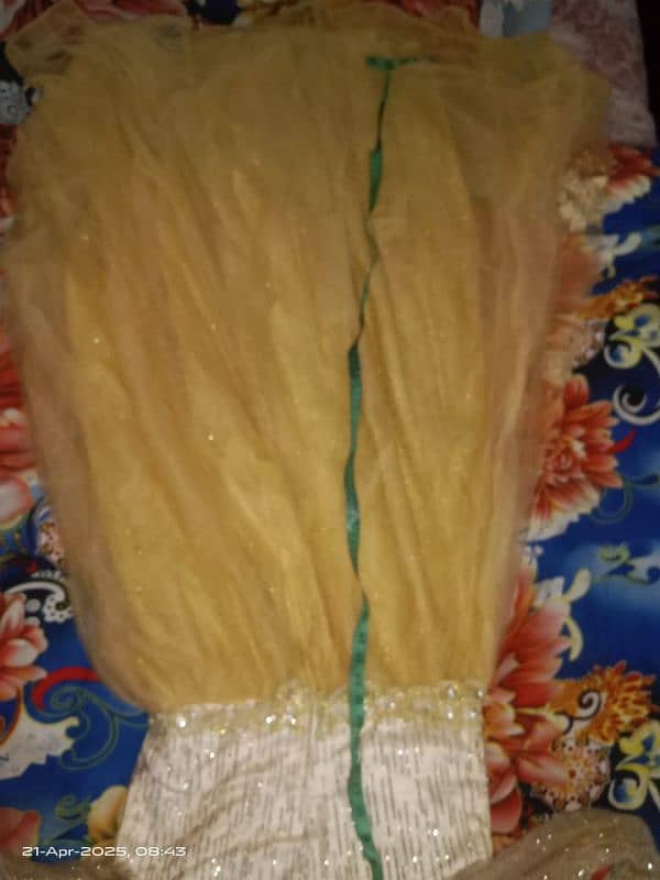 Net barbie frock all pin MOTi work Medium size 4