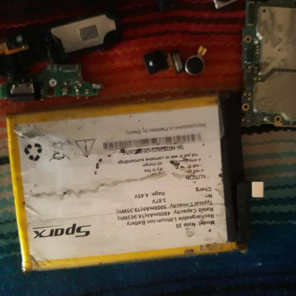 Sparx note 20 ka 100% original board full ok koi fault ni with box 2