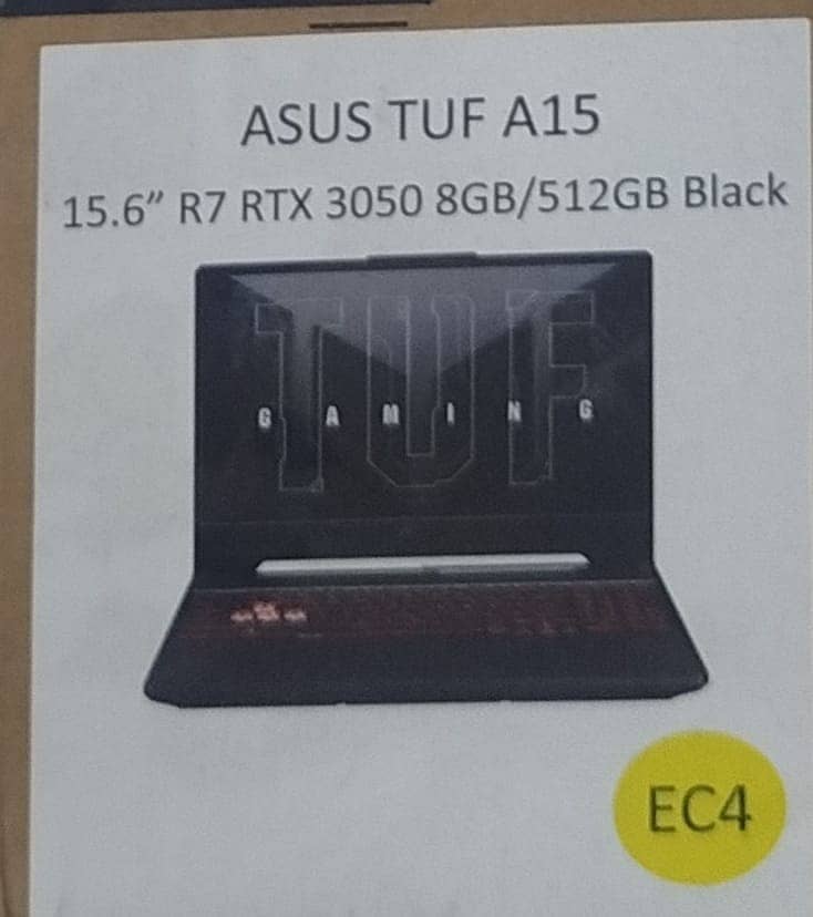 ASUS TUF A15 Gaming Ryzen-7 RTX 3050, 16GB,1TB urgent-sale savings 25k 10