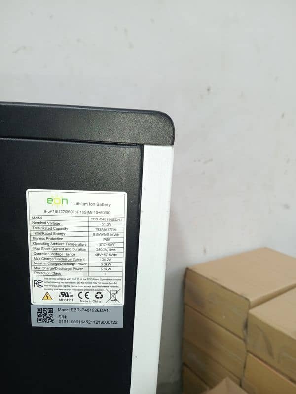 Lithium battery/lithium/Brand new/EON company USA 51.2V 192Ah 6