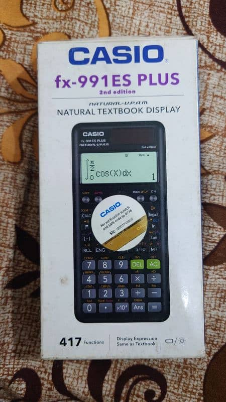Casio FX 991 ES Plus 1