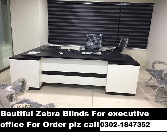Window Blinds Zebra blinds roller blinds for Homes and Wooden floor 2