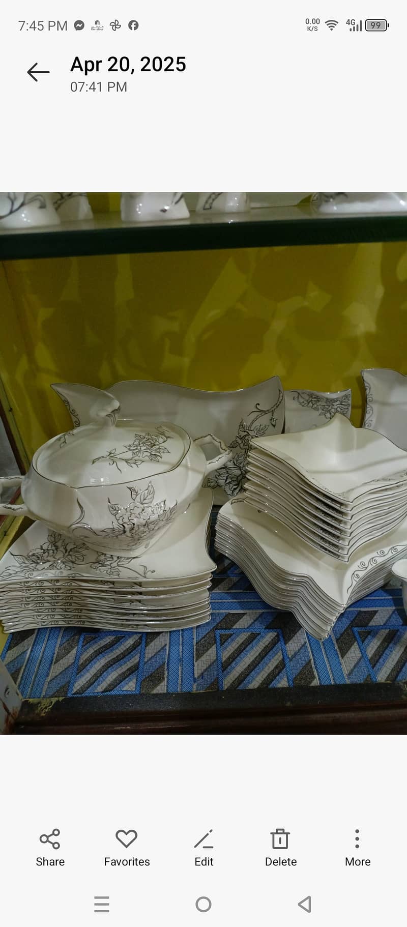 embossed bone china 75 pieces dinner set with box 1