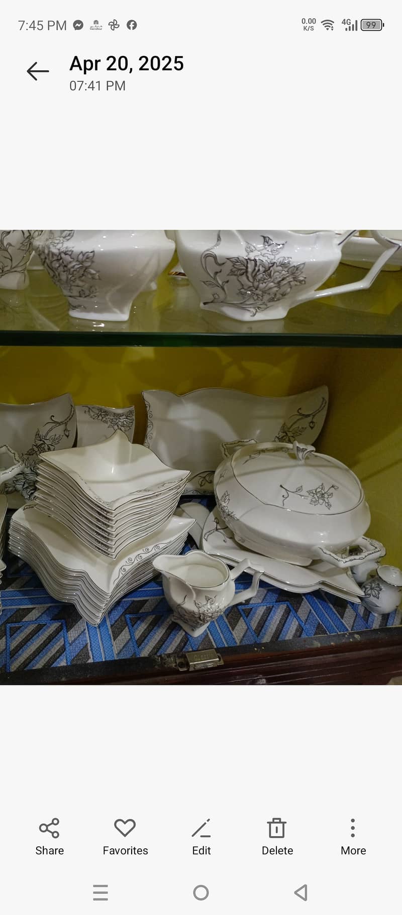 embossed bone china 75 pieces dinner set with box 2
