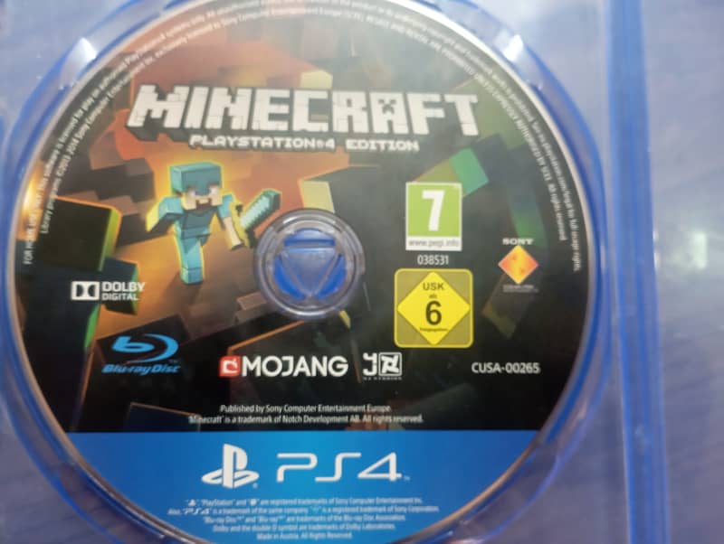 MINECRAFT PLAY STATION 4 EIDITION 0