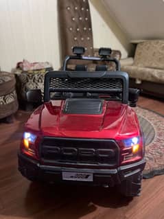 kid car jeep in mint condition