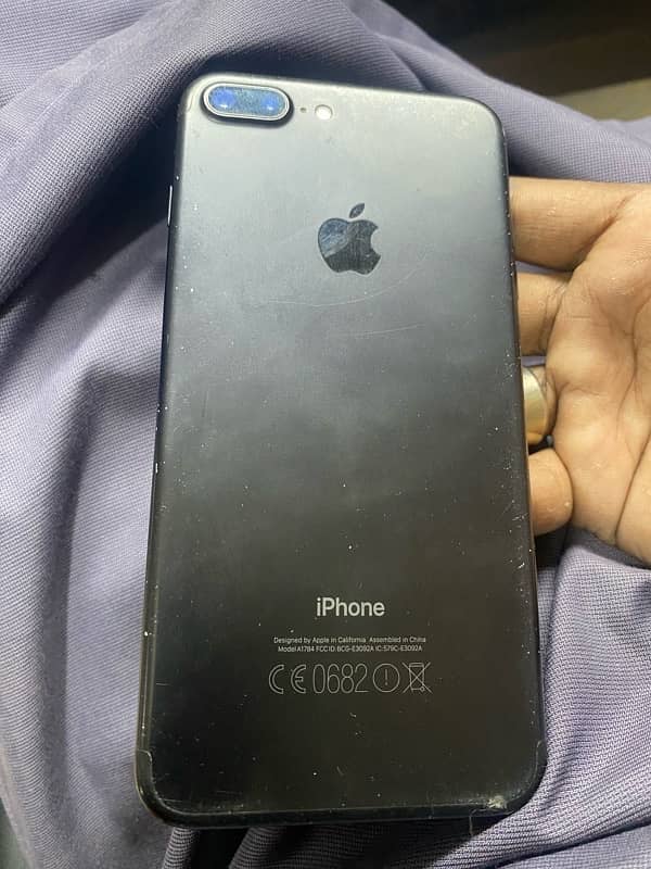 iphone 7 plus PTA approve 256gb battery health 100 original battery 0