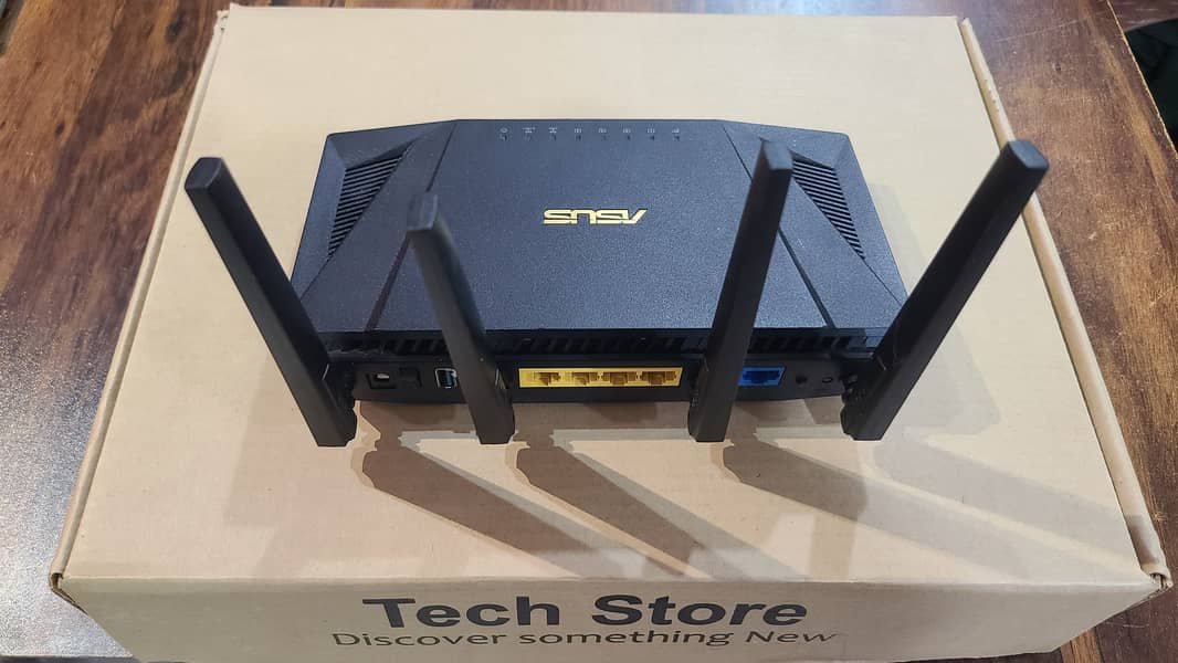 Asus RT-AX58U AX3000 Dual Band WiFi 6 Gaming Router (Renewed) 6