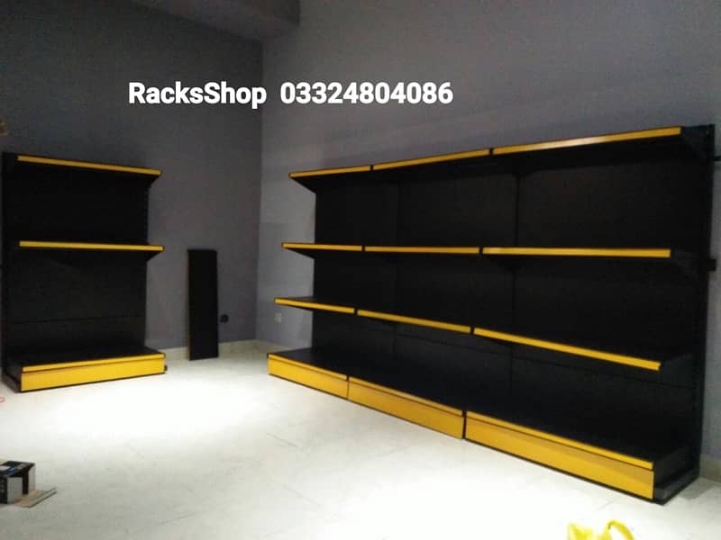 Used Mart racks / Wall Rack/ Gondola rack/ Cash counter/ POS/ ca 18