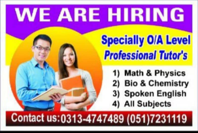 Part-Time Tutor Required: Flexible Hours and Opportunities for Growth" 0