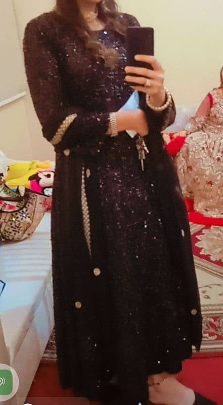 black free size maxi 0