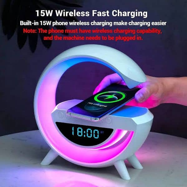 G Lamp Speaker with wireless charging in discounted price 1