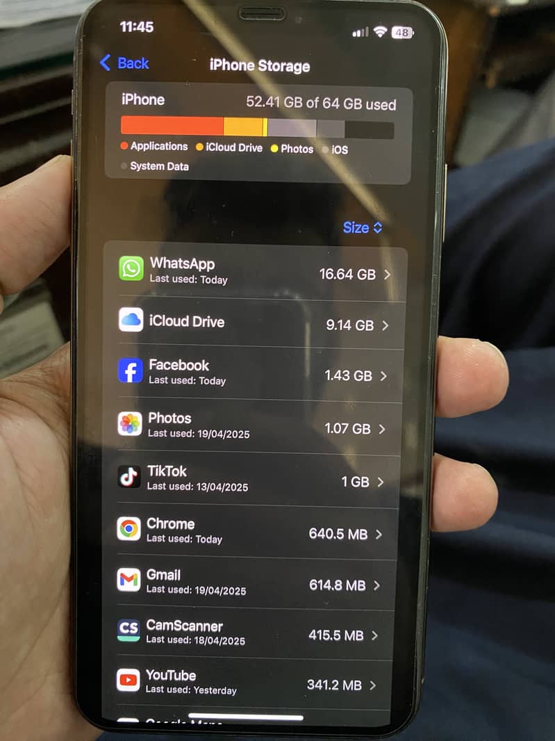 Iphone XS Max - 64 GB Dual Sim PTA Approved 6