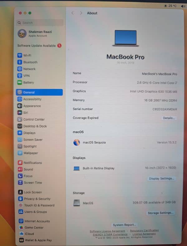 MacBook Pro-16" 2019, Excellent condition 10/10 Retina*Quick selling* 3