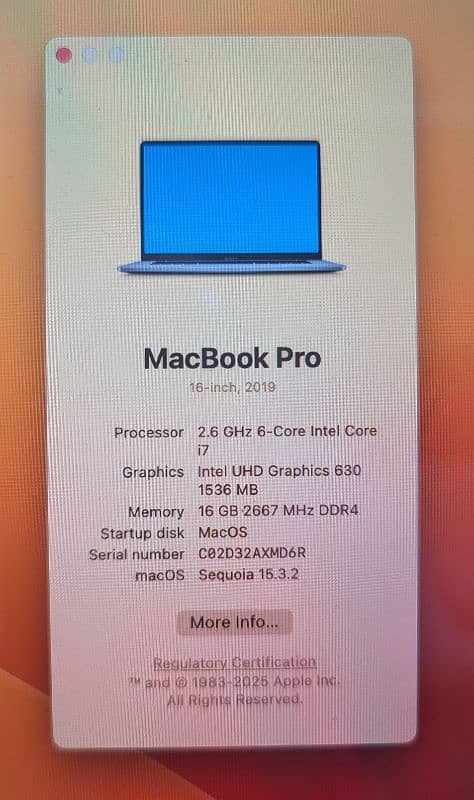 MacBook Pro-16" 2019, Excellent condition 10/10 Retina*Quick selling* 4