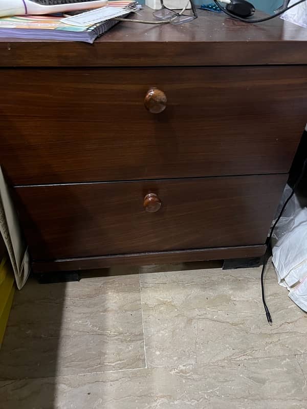 Wooden bed king size without mattress 3
