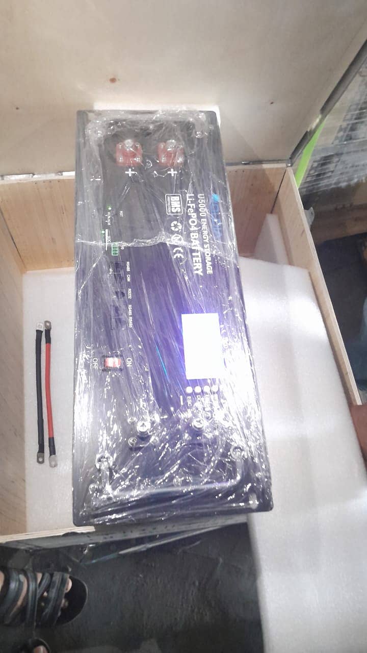 Lithium LiFePO4 Battery 5kWh (51.2V 100AH) – China Assembled 7