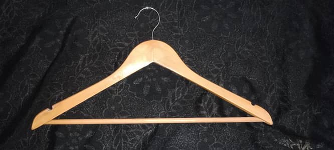 real wooden hanger excellent quality thick hanger with movable hook