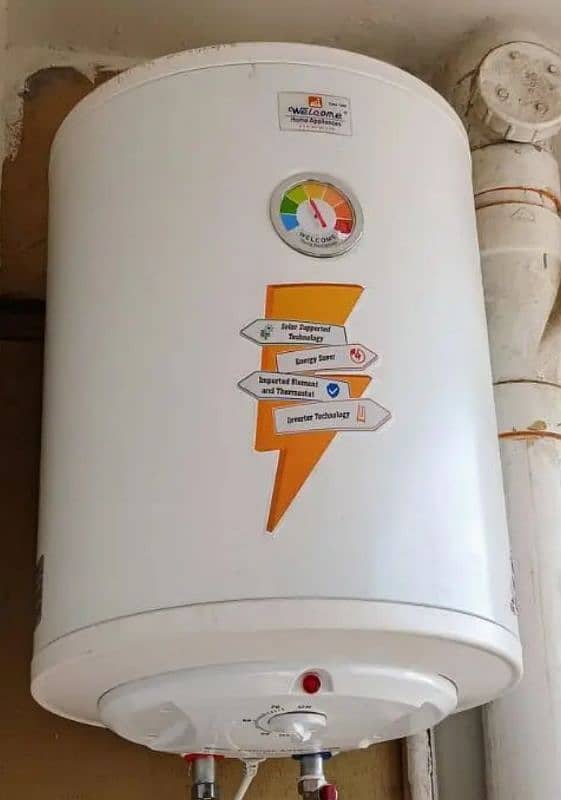 Welcome premium brand, 50 liters brand new instant water geyser 1