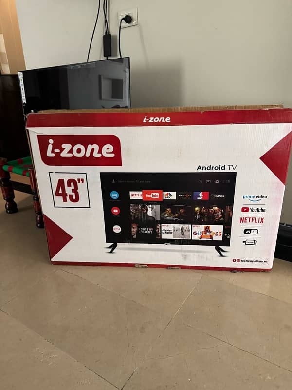 iZone 43” LED Smart TV- Borderless Viewing, Smarter Experience 0