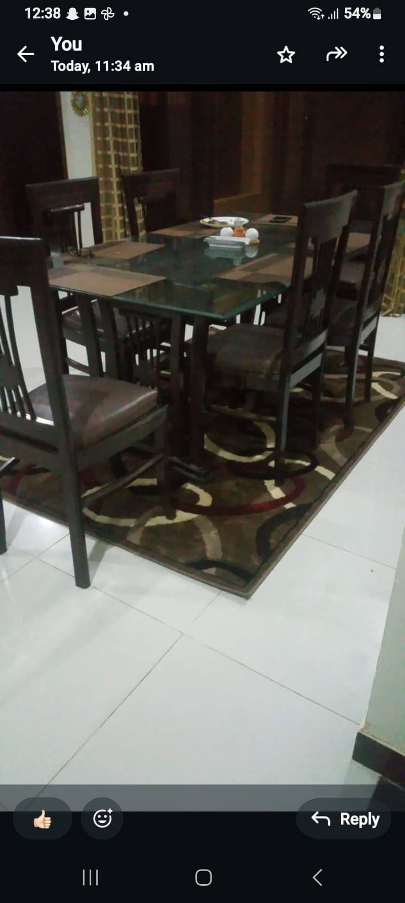6 seater dinning table 0