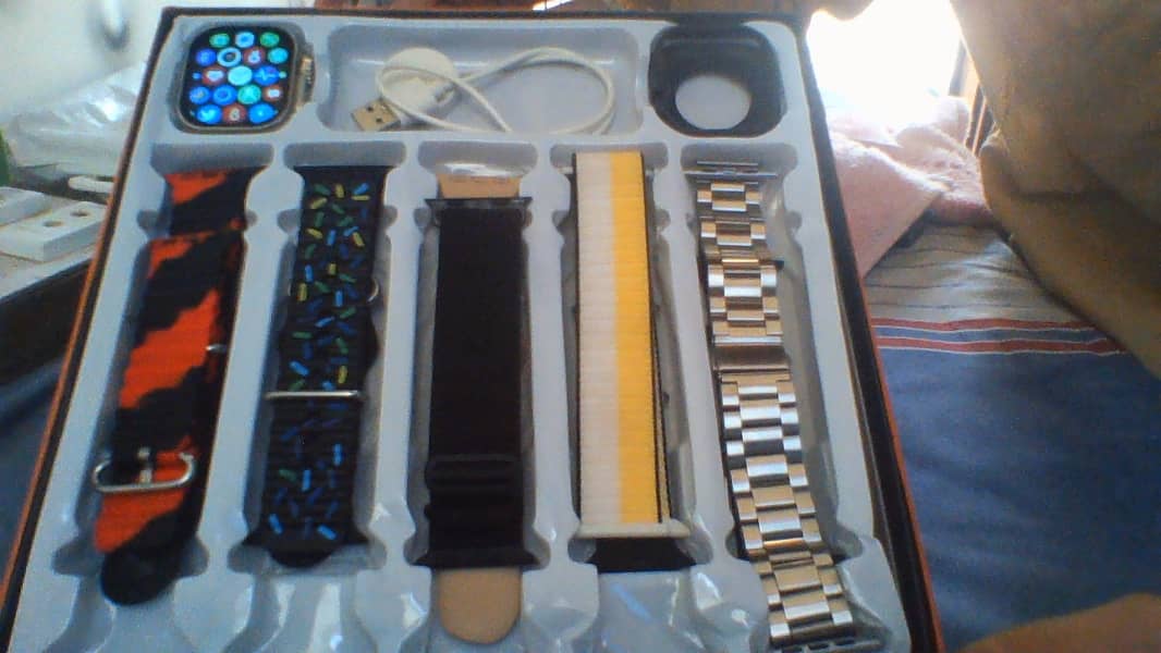 ultra 10 smart watch with 10 straps 3
