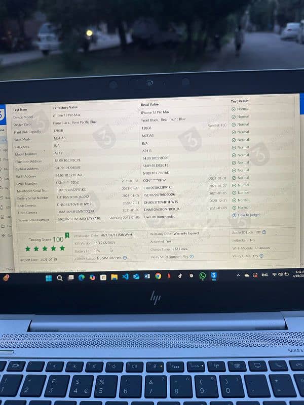Iphone 12 PRO MAX 128GB. BH95% Factory unlocked 3