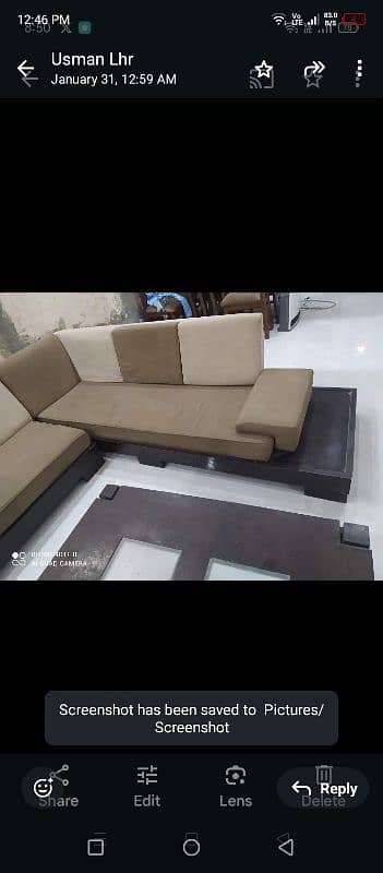 New brand poshesh L shap sofa 1