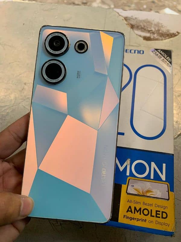 Tecno camon 20 8+8gb 256gb with box 0