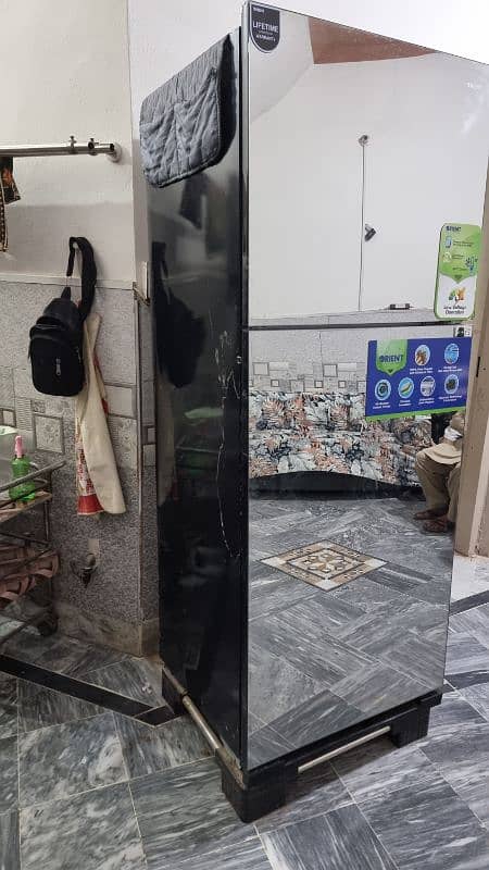 For Sale: Premium Orient Mirror Glass Door Fridge - New  in warranty 2