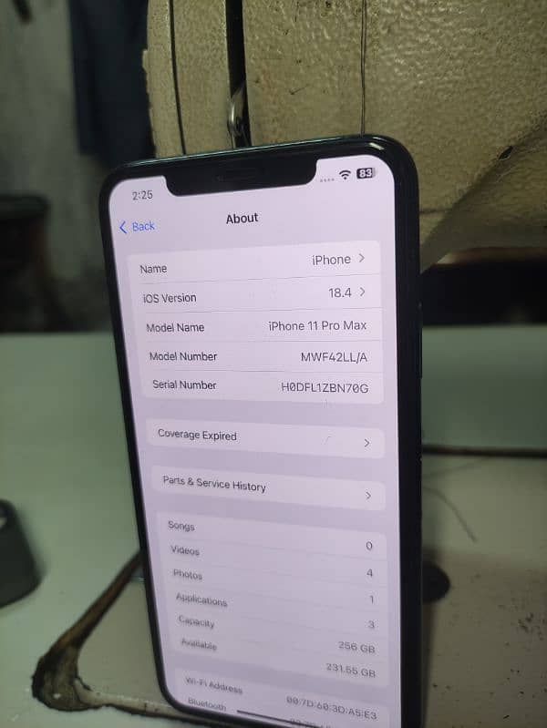 iPhone 11 Pro Max 256 GB non pta 0
