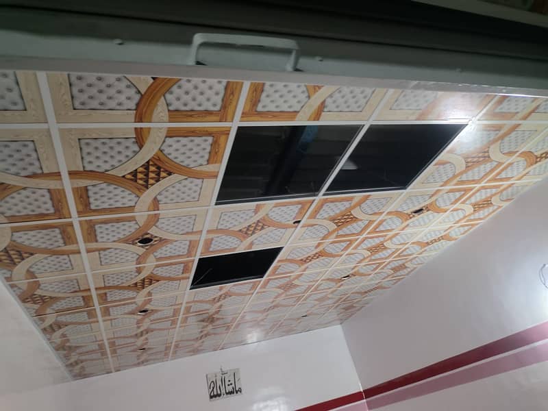 2*2 ceiling - gypsum board - Ceiling light - ceiling design 1