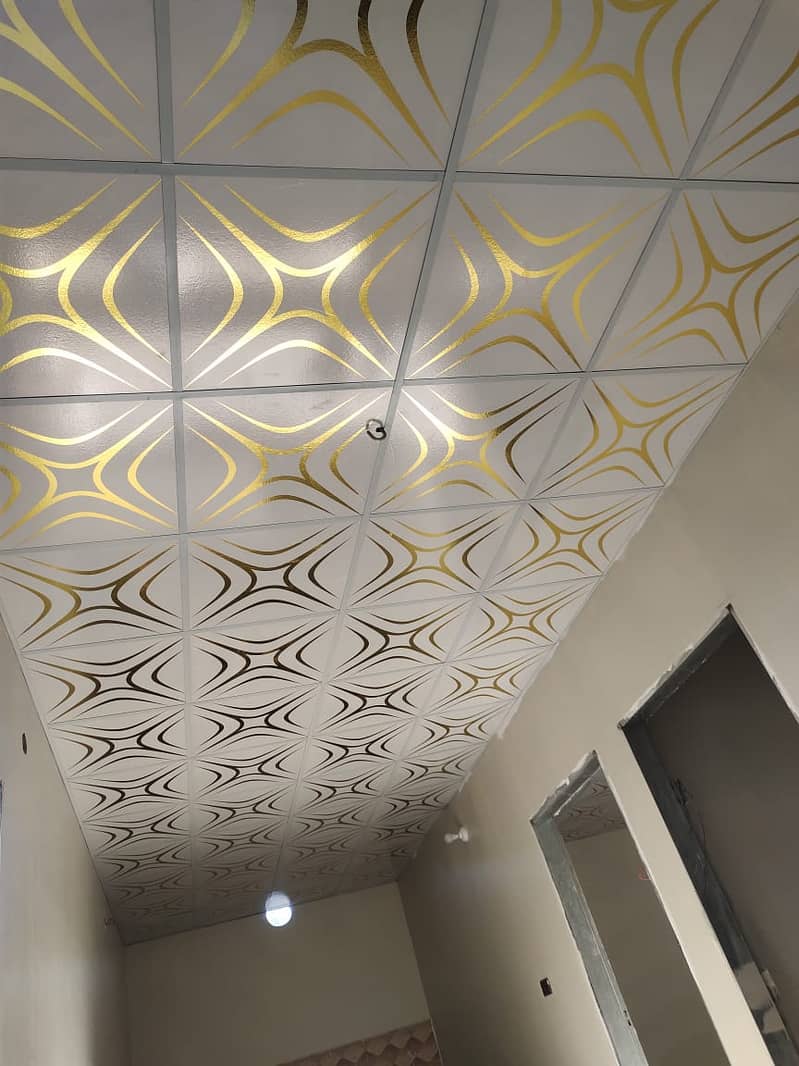 2*2 ceiling - gypsum board - Ceiling light - ceiling design 8