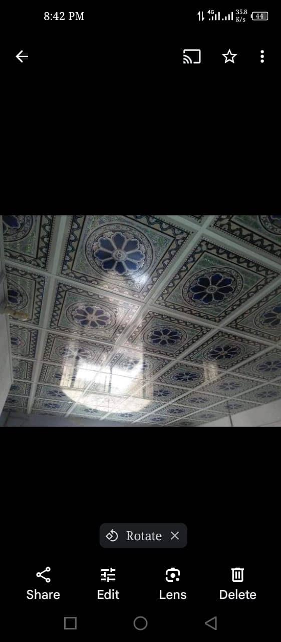 2*2 ceiling - gypsum board - Ceiling light - ceiling design 9