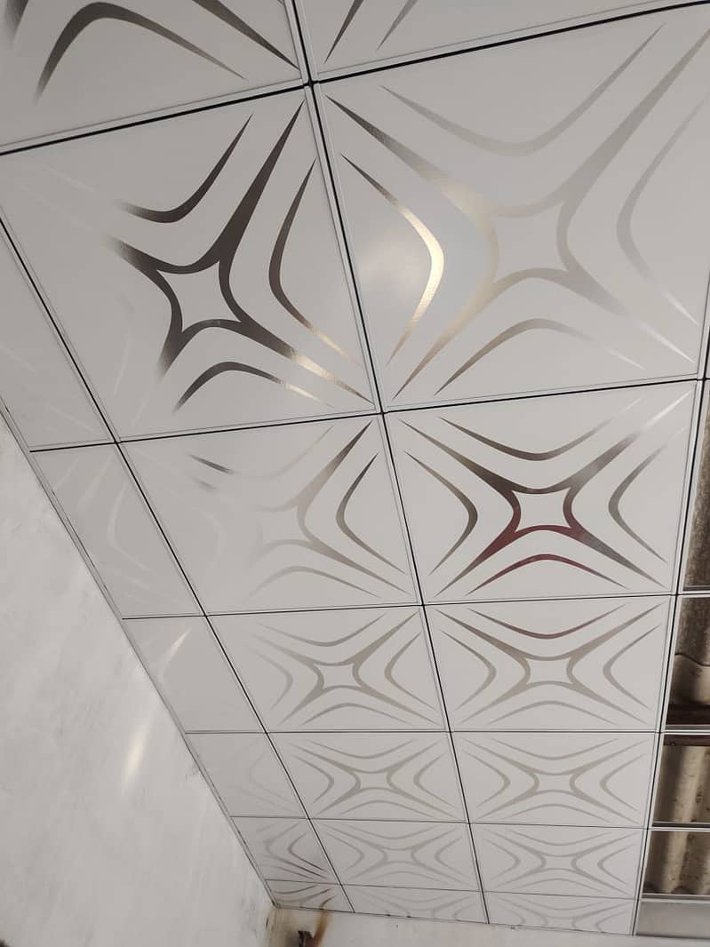 2*2 ceiling - gypsum board - Ceiling light - ceiling design 12