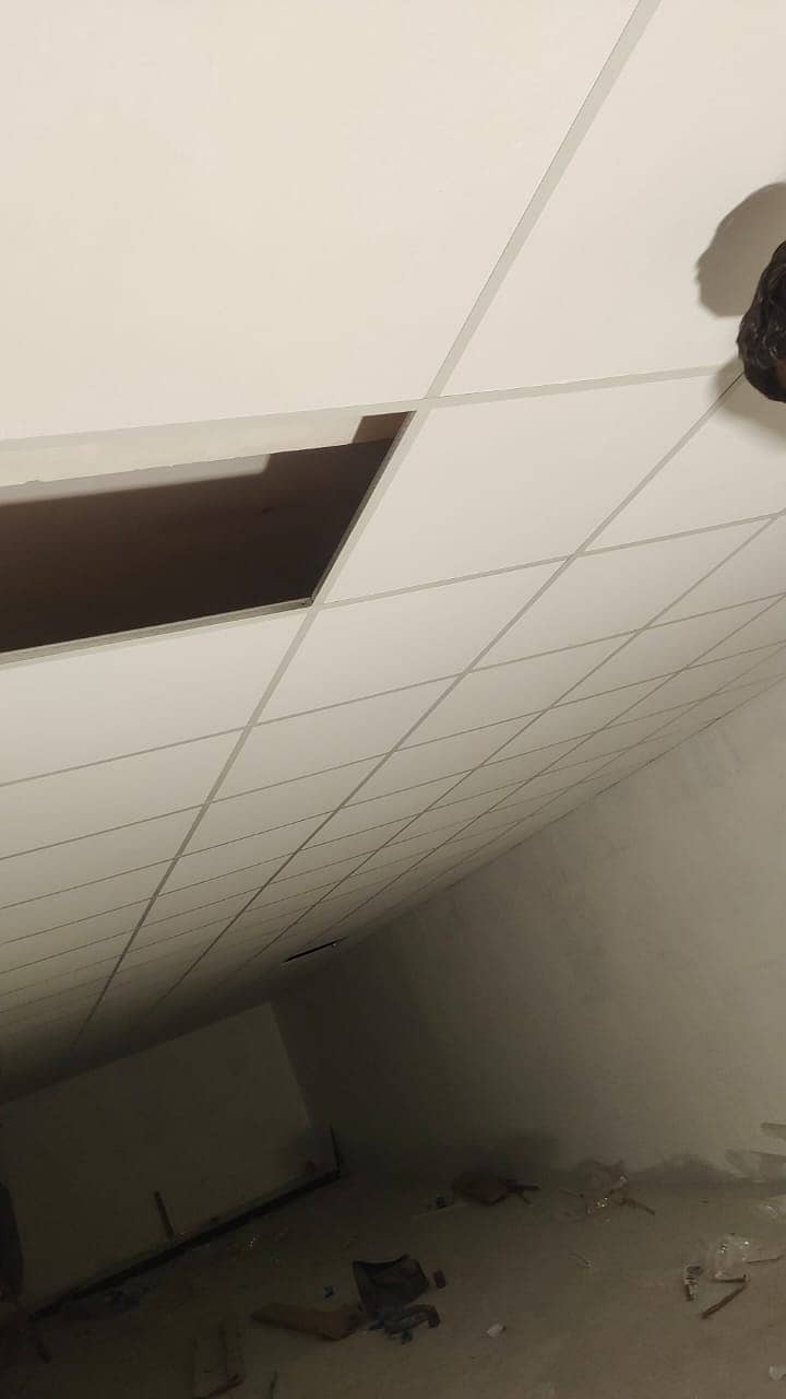 2*2 ceiling - gypsum board - Ceiling light - ceiling design 13