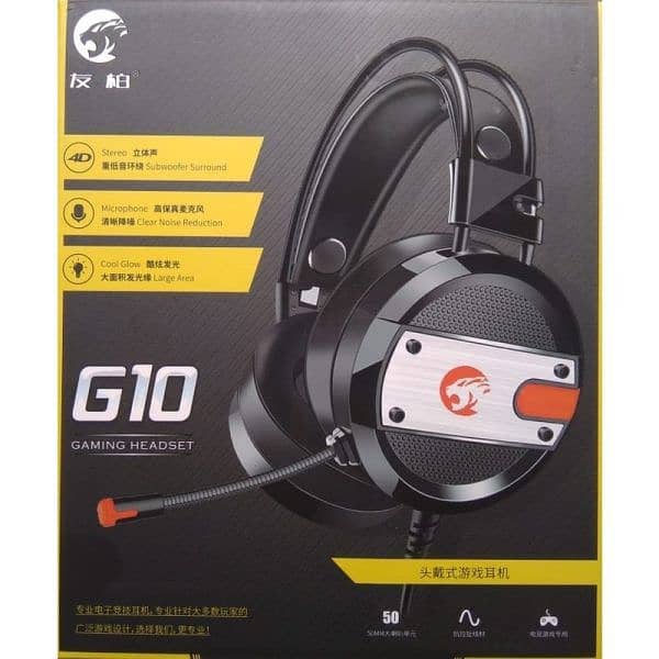 G10 Gaming Headset | Best Quality Gaming Headphones( Random Color ) 0