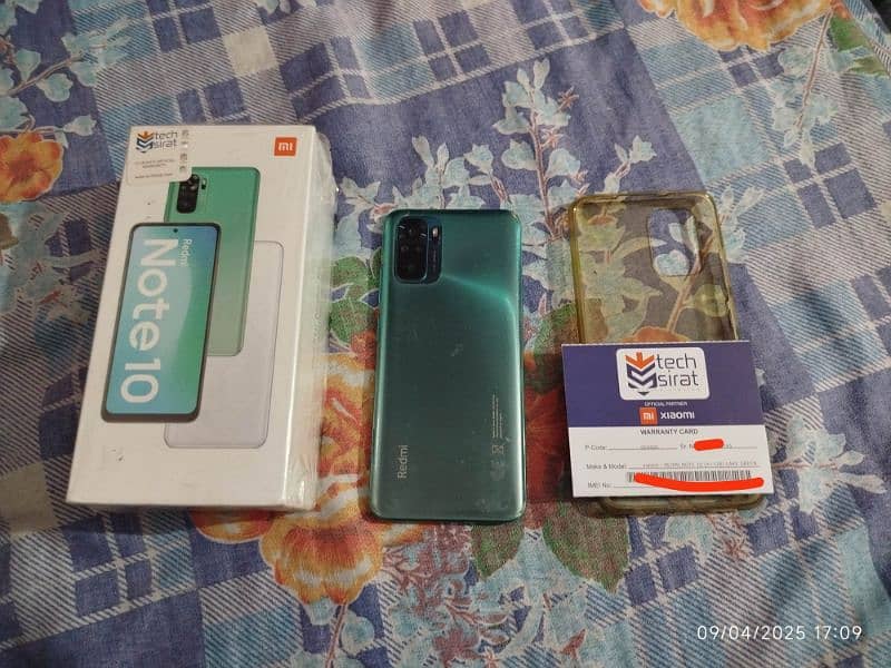 Redmi note 10 with box 4+2gb 128gb sealed set 0