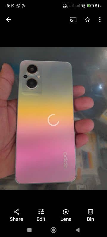 oppo f21pro 5g with charger shade wala Janine panel change hy 0