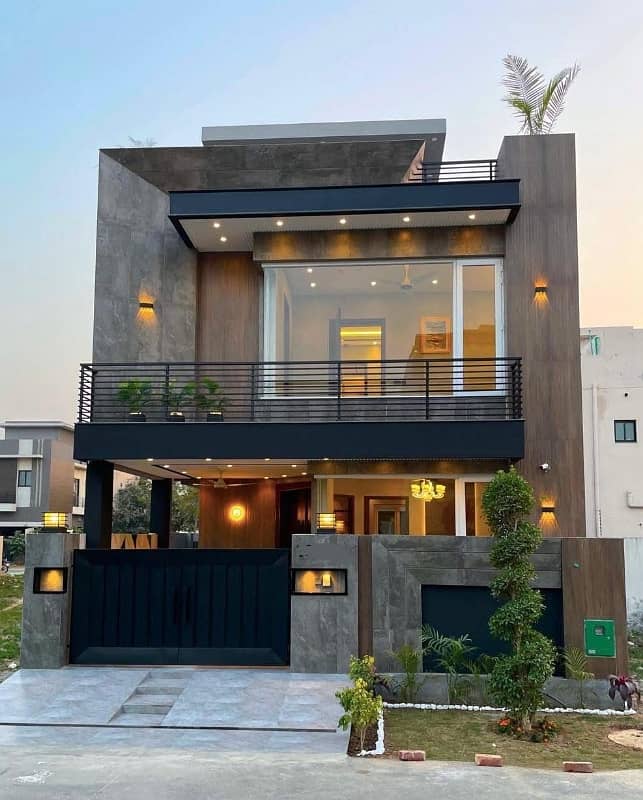 5 Marla modern design house available for sale in 9 town DHA lahore 0