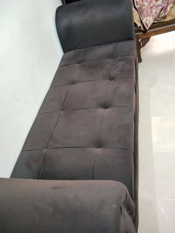 Modern Diwan Chaise Lounge Sofa in Good Condition 2