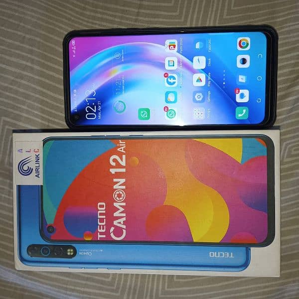 Tecno Camon 12 air 4 64 with box 6