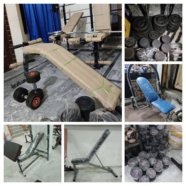multi bench press abdominal chest Rubber plates pull up bar gym plate 0